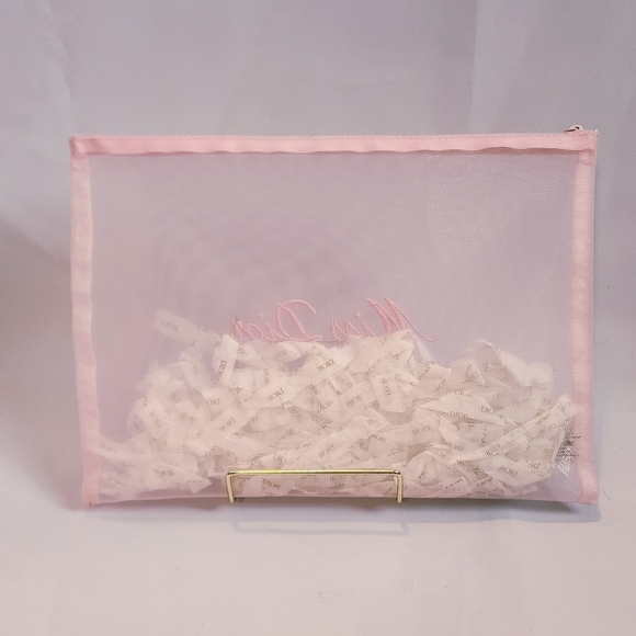 Dior Pink and White Cosmetic Bag - Picture 4 of 9